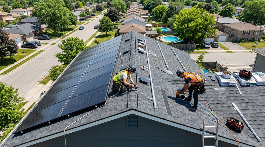 Saving Money by Combining Roof Replacement With Solar Installation